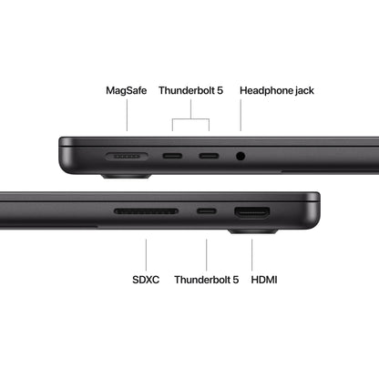14-inch MacBook Pro with M4 Pro or Max - Standard Display - Space Black